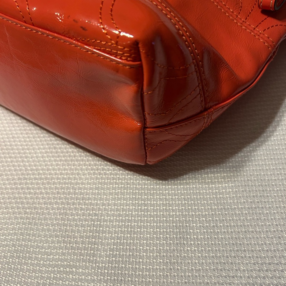Coach Red Tote Bag - Picture 5 of 15